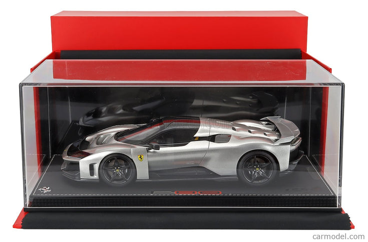 Ferrari F80 2024 - Carbon Disky 1:18 BBR Models Alluminio Lucido - sivá