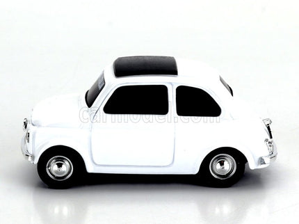 Fiat 500 1965 - Viva L'italia - Giornata Dell' Unita' Nazionale E Delle Forze Armate 1:43 Brumm biela