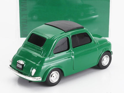 Fiat 500 1965 - Viva L'italia - Giornata Dell' Unita' Nazionale E Delle Forze Armate 1:43 Brumm zelená