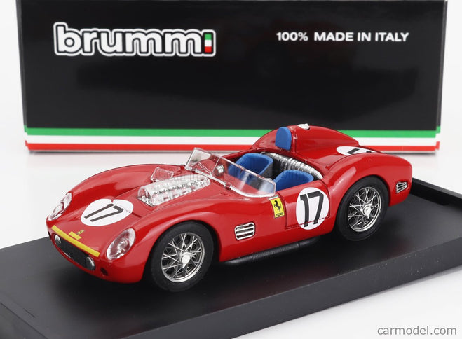 Ferrari 250TR Testarossa 3.0L V12 Spider Team North American Racing N.A.R.T. N°17 2. Miesto 24h Le Mans 1960 Ricardo Rodriguez - Andre Pilette 1:43 Brumm červená