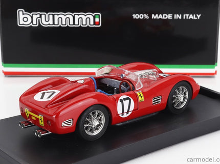 Ferrari 250TR Testarossa 3.0L V12 Spider Team North American Racing N.A.R.T. N°17 2. Miesto 24h Le Mans 1960 Ricardo Rodriguez - Andre Pilette 1:43 Brumm červená