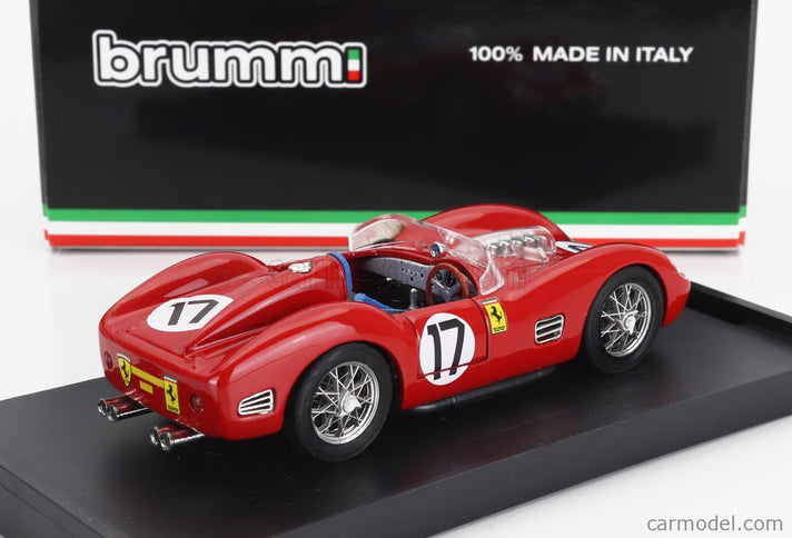 Ferrari 250TR Testarossa 3.0L V12 Spider Team North American Racing N.A.R.T. N°17 2. Miesto 24h Le Mans 1960 Ricardo Rodriguez - Andre Pilette 1:43 Brumm červená
