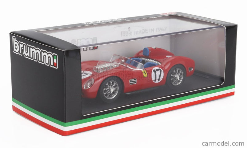 Ferrari 250TR Testarossa 3.0L V12 Spider Team North American Racing N.A.R.T. N°17 2. Miesto 24h Le Mans 1960 Ricardo Rodriguez - Andre Pilette 1:43 Brumm červená