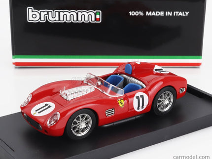 Ferrari 250TR Testarossa 3.0L V12 Spider Team Scuderia Ferrari Spa N°11 Víťaz 24h Le Mans 1960 Paul Frere - Olivier Gendebien 1:43 Brumm červená