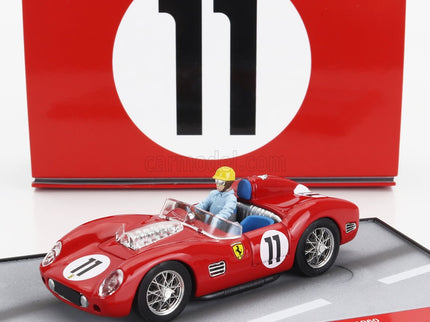 Ferrari 250TR Testarossa 3.0L V12 Spider Team Scuderia Ferrari Spa N°11 Víťaz 24h Le Mans 1960 With Olivier Gendebien Figúrka 1:43 Brumm červená