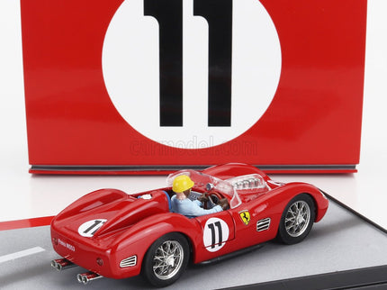 Ferrari 250TR Testarossa 3.0L V12 Spider Team Scuderia Ferrari Spa N°11 Víťaz 24h Le Mans 1960 With Olivier Gendebien Figúrka 1:43 Brumm červená