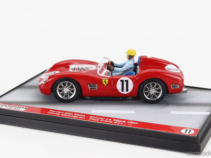 Ferrari 250TR Testarossa 3.0L V12 Spider Team Scuderia Ferrari Spa N°11 Víťaz 24h Le Mans 1960 With Olivier Gendebien Figúrka 1:43 Brumm červená