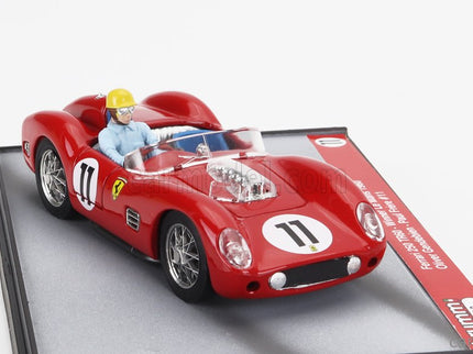 Ferrari 250TR Testarossa 3.0L V12 Spider Team Scuderia Ferrari Spa N°11 Víťaz 24h Le Mans 1960 With Olivier Gendebien Figúrka 1:43 Brumm červená