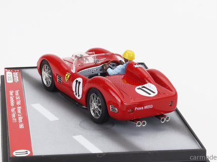 Ferrari 250TR Testarossa 3.0L V12 Spider Team Scuderia Ferrari Spa N°11 Víťaz 24h Le Mans 1960 With Olivier Gendebien Figúrka 1:43 Brumm červená
