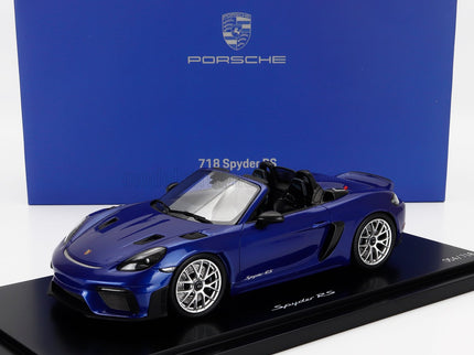PORSCHE | 718 (982) SPIDER RS 2024 - CON VETRINA - WITH SHOWCASE | BLUE