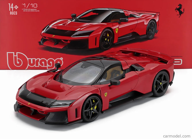 Ferrari F80 2024 - Black Kolesá 1:18 Bburago ROSSO CORSA - RED