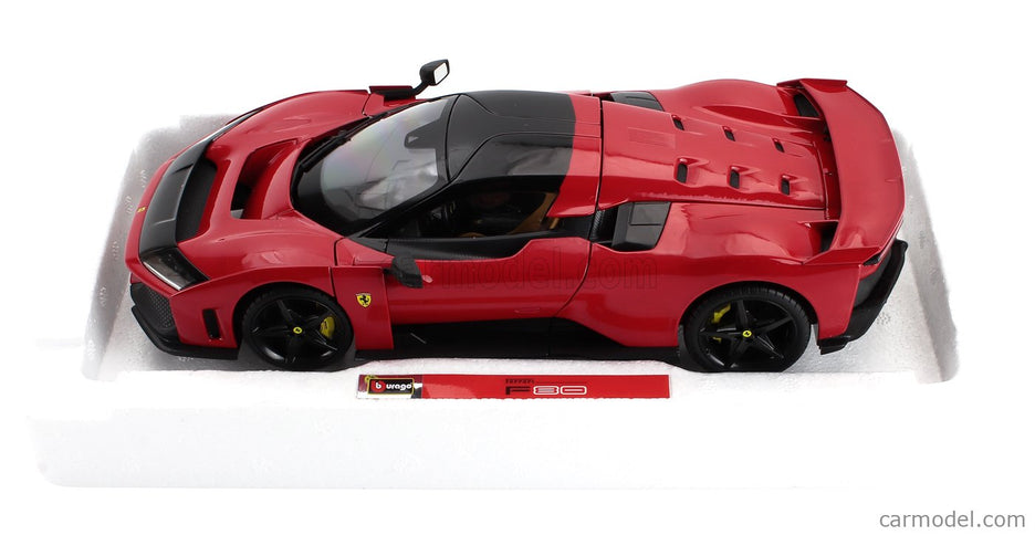 Ferrari F80 2024 - Black Kolesá 1:18 Bburago ROSSO CORSA - RED