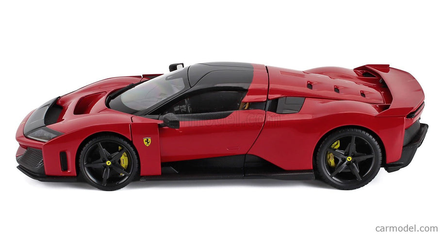 Ferrari F80 2024 - Black Kolesá 1:18 Bburago ROSSO CORSA - RED