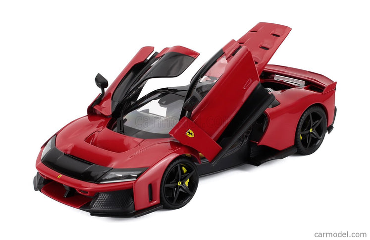 Ferrari F80 2024 - Black Kolesá 1:18 Bburago ROSSO CORSA - RED