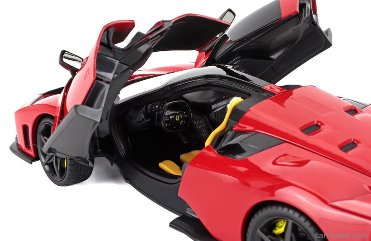 Ferrari F80 2024 - Black Kolesá 1:18 Bburago ROSSO CORSA - RED