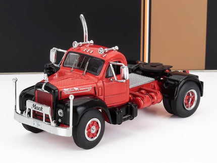 MACK | B61 TRACTOR TRUCK 2-ASSI 1953 | RED BLACK