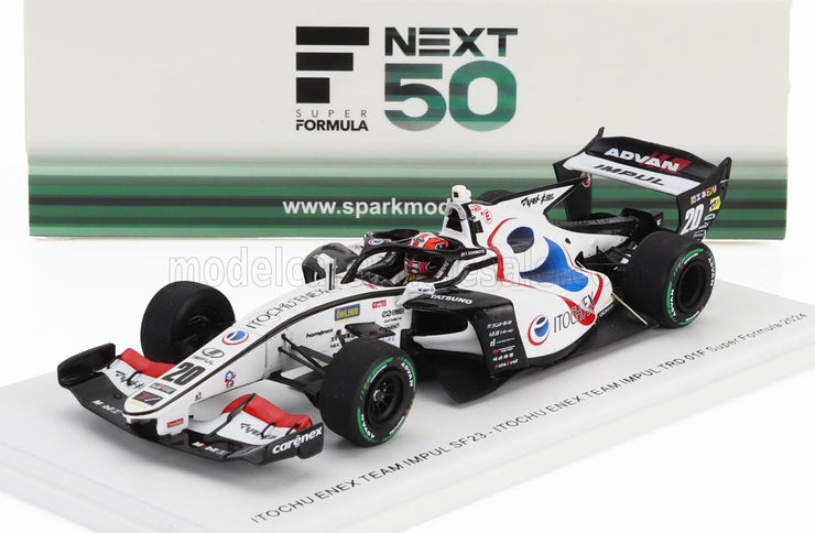 DALLARA | SF23 TRD 01F TEAM ENEX IMPUL N 20 SUPER FORMULA SEASON 2024 YUJI KUNIMOTO | WHITE BLACK RED