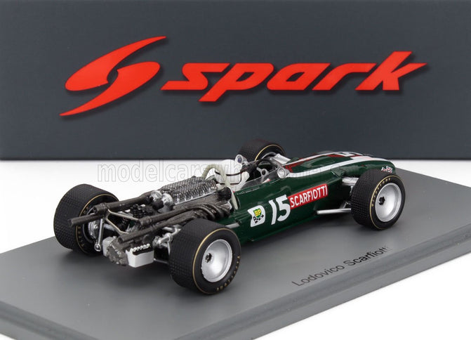 COOPER | F1  T86 N 15 SOUTH AFRICA GP 1968 LUDOVICO SCARFIOTTI | GREEN WHITE