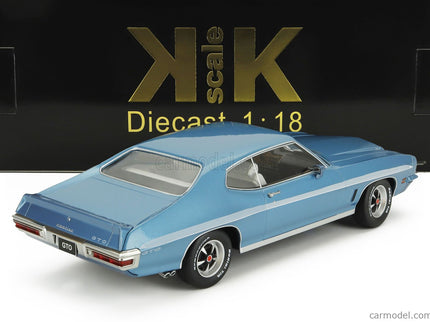 Pontiac GTO Le Mans Ram Air Coupe 1972 1:18 KK Scale svetlomodrá