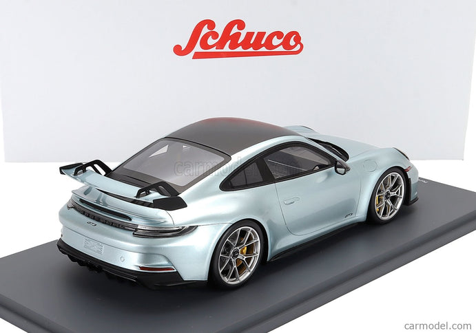 Porsche 911 992 GT3 Coupe 2022 1:18 Schuco strieborná čierna