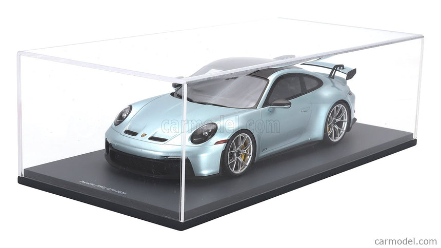 Porsche 911 992 GT3 Coupe 2022 1:18 Schuco strieborná čierna