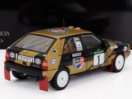 LANCIA | DELTA HF INTEGRALE 4WD TEAM ESSO N 1 WINNER RALLY PIANCAVALLO 1987 FABRIZIO TABATON - LUCIANO TEDESCHINI | BLACK GOLD