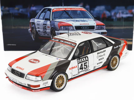 AUDI | QUATTRO V8 TEAM SCHMIDT MOTORSPORT TECHNIK N 45 DTM SEASON 1990 WALTER ROHRL | WHITE GREY RED