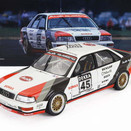 AUDI | QUATTRO V8 TEAM SCHMIDT MOTORSPORT TECHNIK N 45 DTM SEASON 1990 WALTER ROHRL | WHITE GREY RED