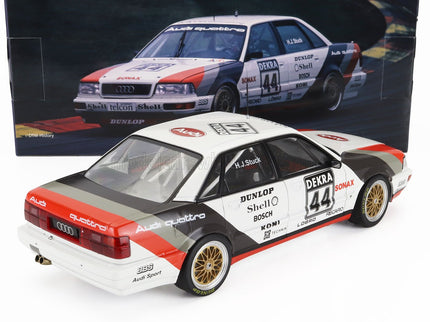 AUDI | QUATTRO V8 TEAM SCHMIDT MOTORSPORT TECHNIK N 44 WINNER DTM SEASON 1990 HANS JOACHIM STUCK | WHITE GREY RED