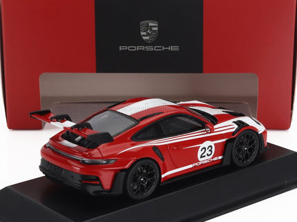PORSCHE | 911 992 GT3 RS N 23 COUPE SALZBURG LIVERY 2023 | RED WHITE