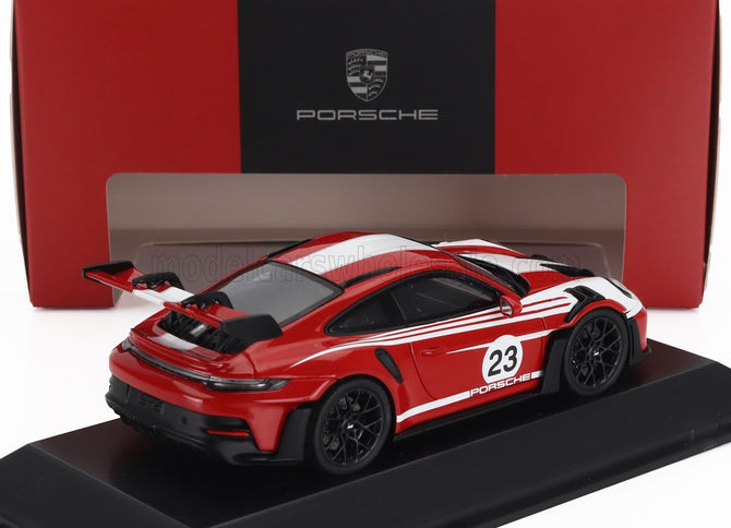PORSCHE | 911 992 GT3 RS N 23 COUPE SALZBURG LIVERY 2023 | RED WHITE