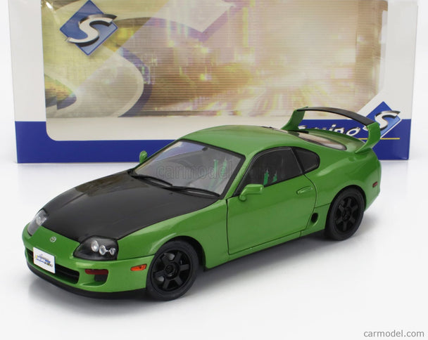 Toyota Supra Mkiv (A80) Coupe 1993 1:18 Solido zelená čierna