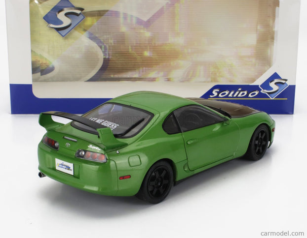 Toyota Supra Mkiv (A80) Coupe 1993 1:18 Solido zelená čierna