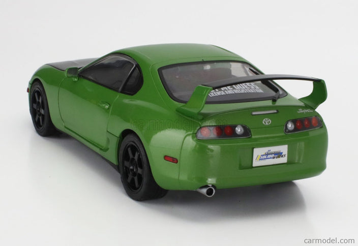 Toyota Supra Mkiv (A80) Coupe 1993 1:18 Solido zelená čierna