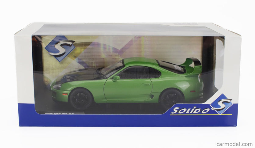 Toyota Supra Mkiv (A80) Coupe 1993 1:18 Solido zelená čierna