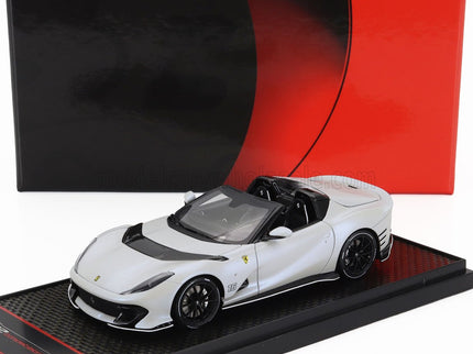 FERRARI | 812 COMPETIZIONE A SPIDER N 16 PERSONAL CAR CHARLES LECLERC 2022 | BIANCO ONDA MARINA - MATT WHITE