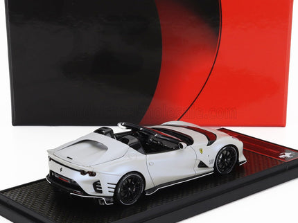 FERRARI | 812 COMPETIZIONE A SPIDER N 16 PERSONAL CAR CHARLES LECLERC 2022 | BIANCO ONDA MARINA - MATT WHITE