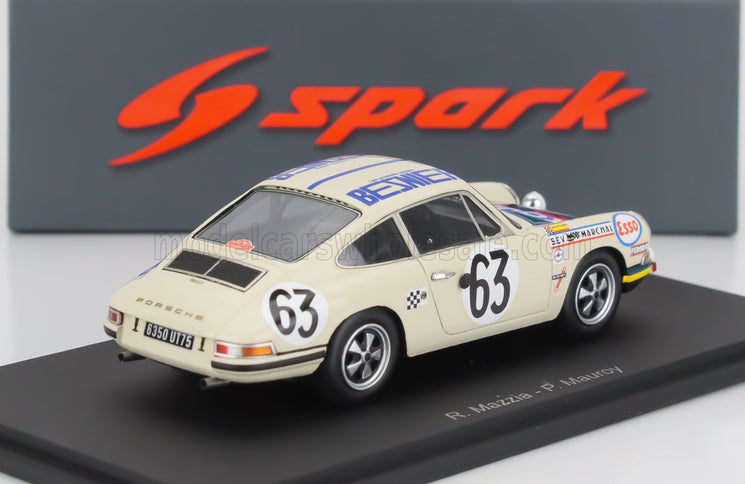 PORSCHE | 911S COUPE 1991cc S6 TEAM M.MARTIN N 63 24h LE MANS 1969 RENE MAZZIA - PIERRE MAUROY | BEIGE GREEN