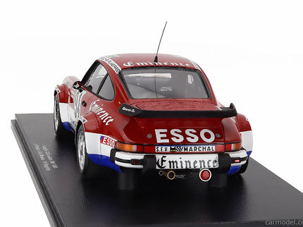 Porsche 911 934 3.3L Turbo Team Equipe Almeras Freres N°94 24h Le Mans 1980 Jacques Almeras - Jean Marie Almeras - Marianne Hoepfner 1:18 Spark Model červená biela modrá