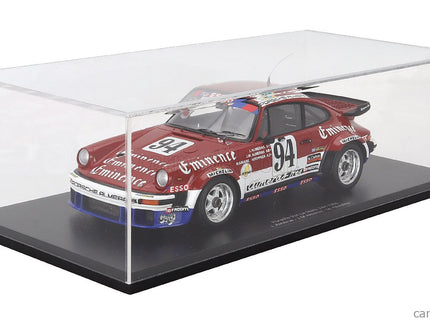 Porsche 911 934 3.3L Turbo Team Equipe Almeras Freres N°94 24h Le Mans 1980 Jacques Almeras - Jean Marie Almeras - Marianne Hoepfner 1:18 Spark Model červená biela modrá