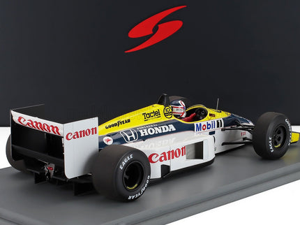 WILLIAMS | F1  FW11 TEAM WILLIAMS N 5 WINNER BRITISH GP 1986 NIGEL MANSELL | YELLOW WHITE BLACK