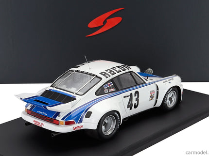 Porsche 911 Carrera RSR Team Ecurie Escargot N°43 Víťaz 24h Daytona 1977 Hurley Haywood - John Graves - Dave Helmick 1:18 Spark Model biela modrá