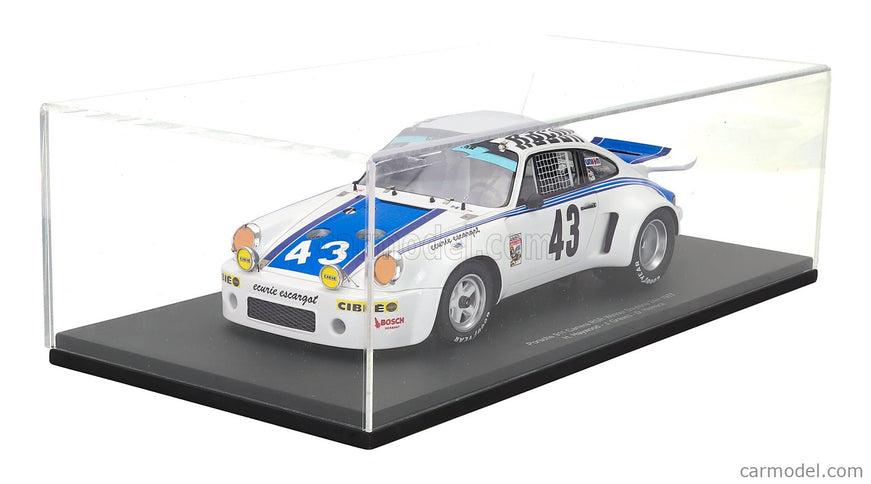 Porsche 911 Carrera RSR Team Ecurie Escargot N°43 Víťaz 24h Daytona 1977 Hurley Haywood - John Graves - Dave Helmick 1:18 Spark Model biela modrá