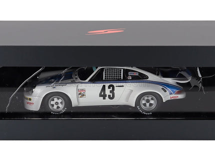 Porsche 911 Carrera RSR Team Ecurie Escargot N°43 Víťaz 24h Daytona 1977 Hurley Haywood - John Graves - Dave Helmick 1:18 Spark Model biela modrá