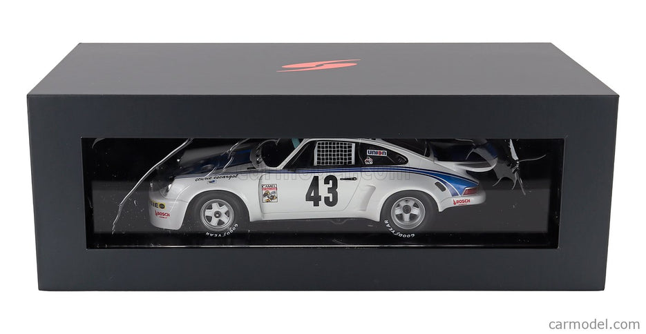 Porsche 911 Carrera RSR Team Ecurie Escargot N°43 Víťaz 24h Daytona 1977 Hurley Haywood - John Graves - Dave Helmick 1:18 Spark Model biela modrá