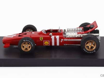Ferrari F1 312 N°11 Monaco GP 1969 Chris Amon 1:43 Brumm červená biela