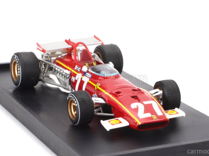 Ferrari F1 312B N°27 Belgium GP 1970 Jacky Ickx 1:43 Brumm červená biela