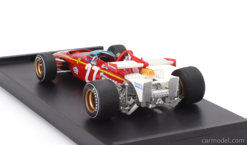 Ferrari F1 312B N°27 Belgium GP 1970 Jacky Ickx 1:43 Brumm červená biela