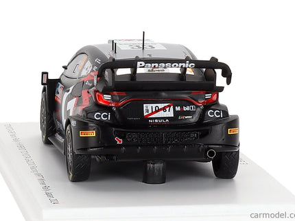 Toyota Yaris GR RALLY1 Hybrid Team Toyota Gazoo Racing Wrt N°33 Víťaz Rally Japan 2024 Elfyn Evans - Scott Martin 1:43 Spark Model čierna