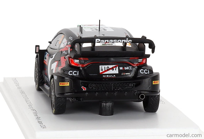 Toyota Yaris GR RALLY1 Hybrid Team Toyota Gazoo Racing Wrt N°33 Víťaz Rally Japan 2024 Elfyn Evans - Scott Martin 1:43 Spark Model čierna
